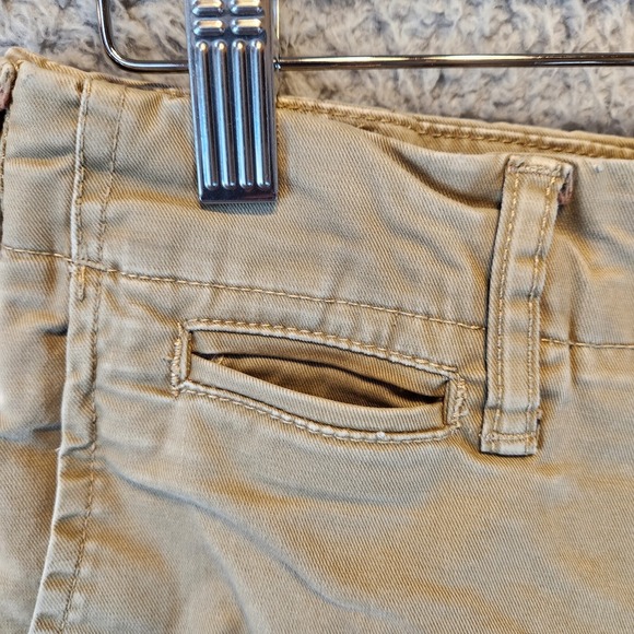 American Eagle Outfitters Pants Men's 29 X 30 Tan Cotton Slim Fit Straight Leg - Picture 3 of 16